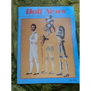 Doll News Fall 1992 Protean Overlays Queen Hair Parted Dollhouse Sleep Eyes EUC